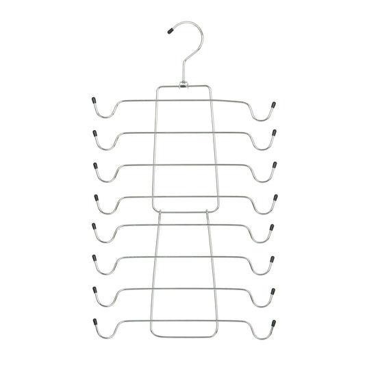 (2 pack) Folding Tank Top & Bra Hanger - Heavy Duty Metal, Space Saving Hanger for Adults