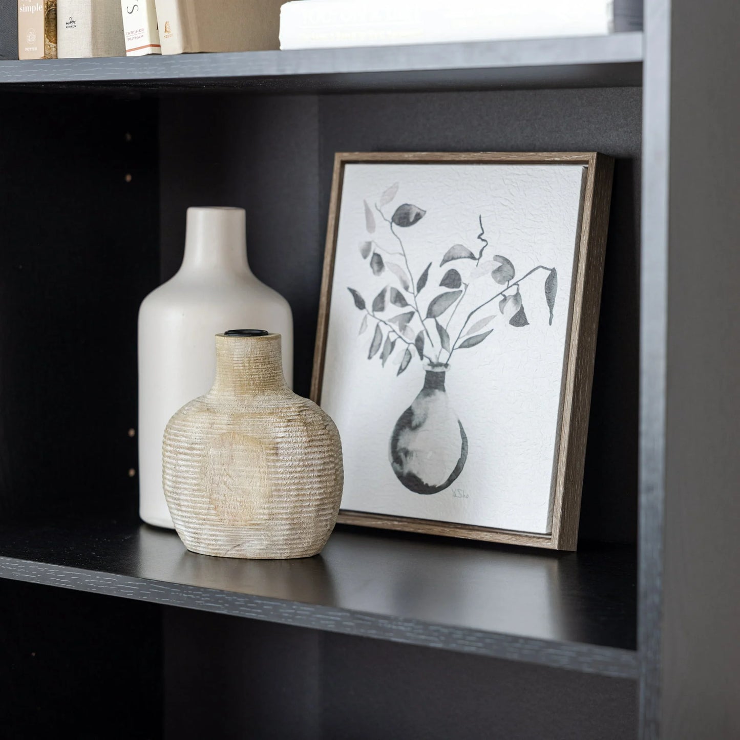Mainstays 5-Shelf Bookcase with Adjustable Shelves