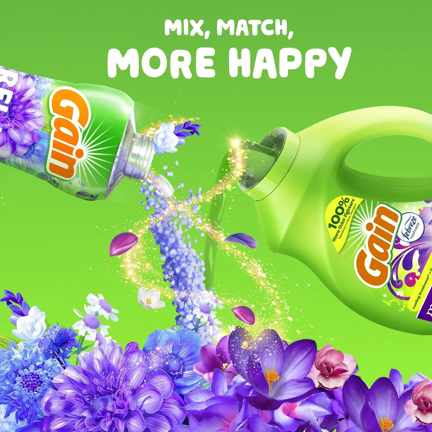 Gain Liquid Laundry Detergent, Moonlight Breeze Scent