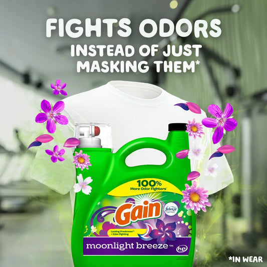 Gain Liquid Laundry Detergent, Moonlight Breeze Scent