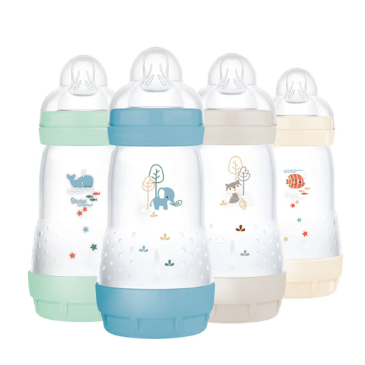 MAM ESAC 9oz Multi Color Boy, 4 Pack Save Upto 8$
