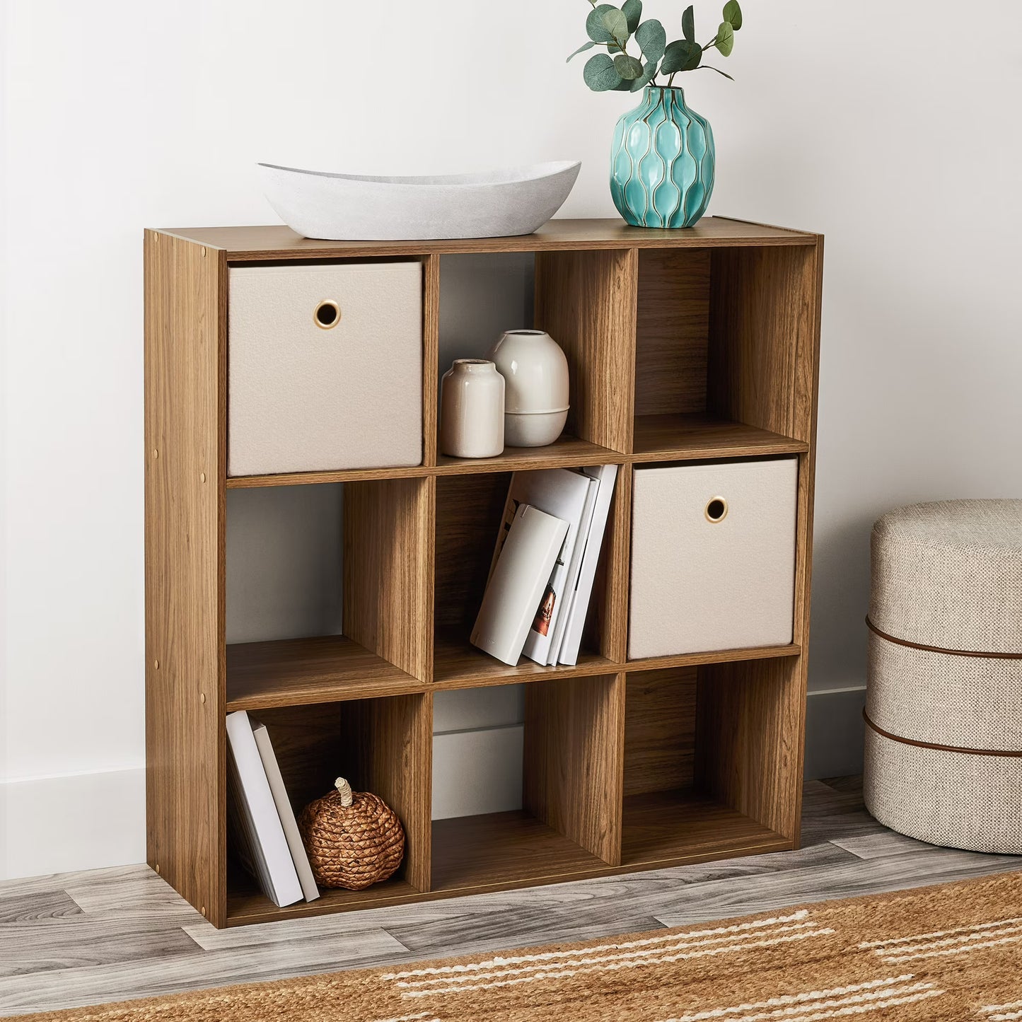 Mainstays 9 Cube Storage Organizer.