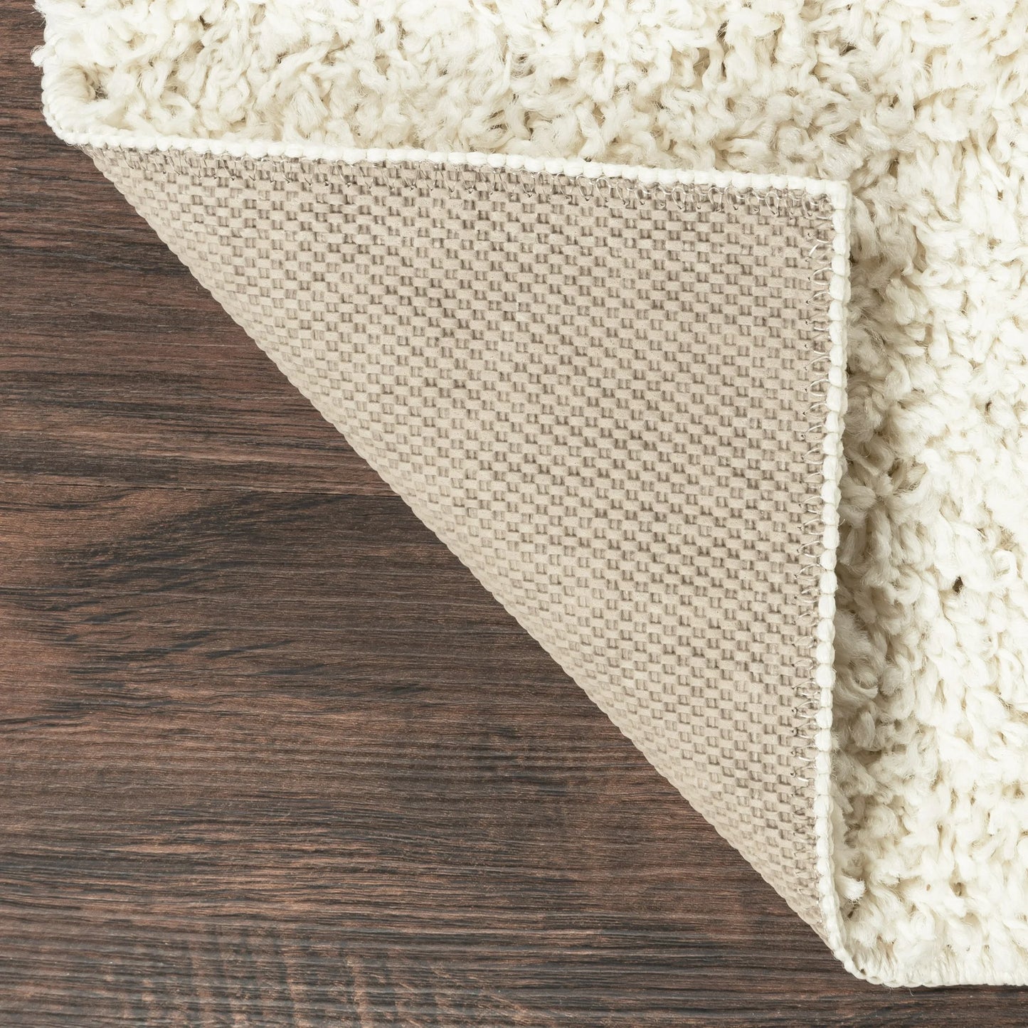 Mainstays Traditional Solid Ivory Tufted Shag Indoor Accent Rug, 1'8"x2'10"