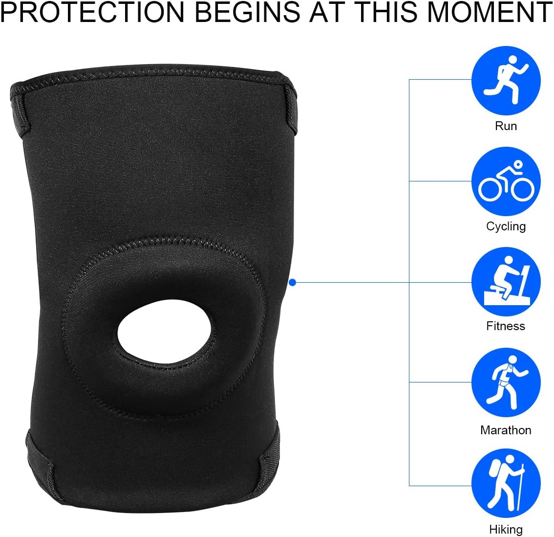Nvorliy Plus Size Knee Compression Sleeve, Knee Brace for Large Legs Medical Support for Knee Pain Relief, Arthritis, Sports Exercise, Injury & Post-Surgery Recovery, Fit Men and Women (6XL)