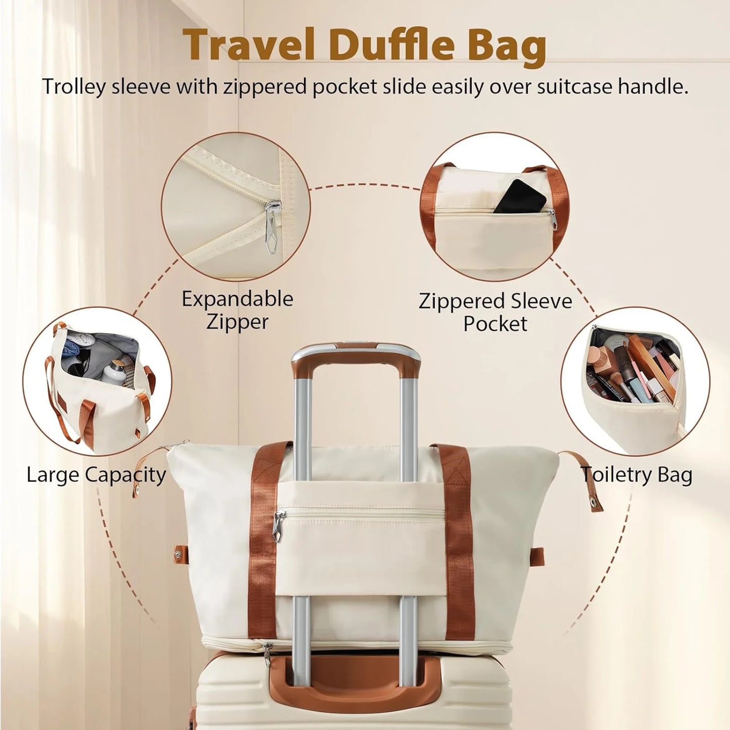 Luggage Sets 3 Piece Lightweight Hardside Rugged Travel Suitcase with Wheels, 22” x 14” x 9” Airline Approved, TSA Lock