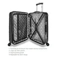 iFLY Hardside Fibertech Luggage 24" Checked Luggage, Cotton Candy