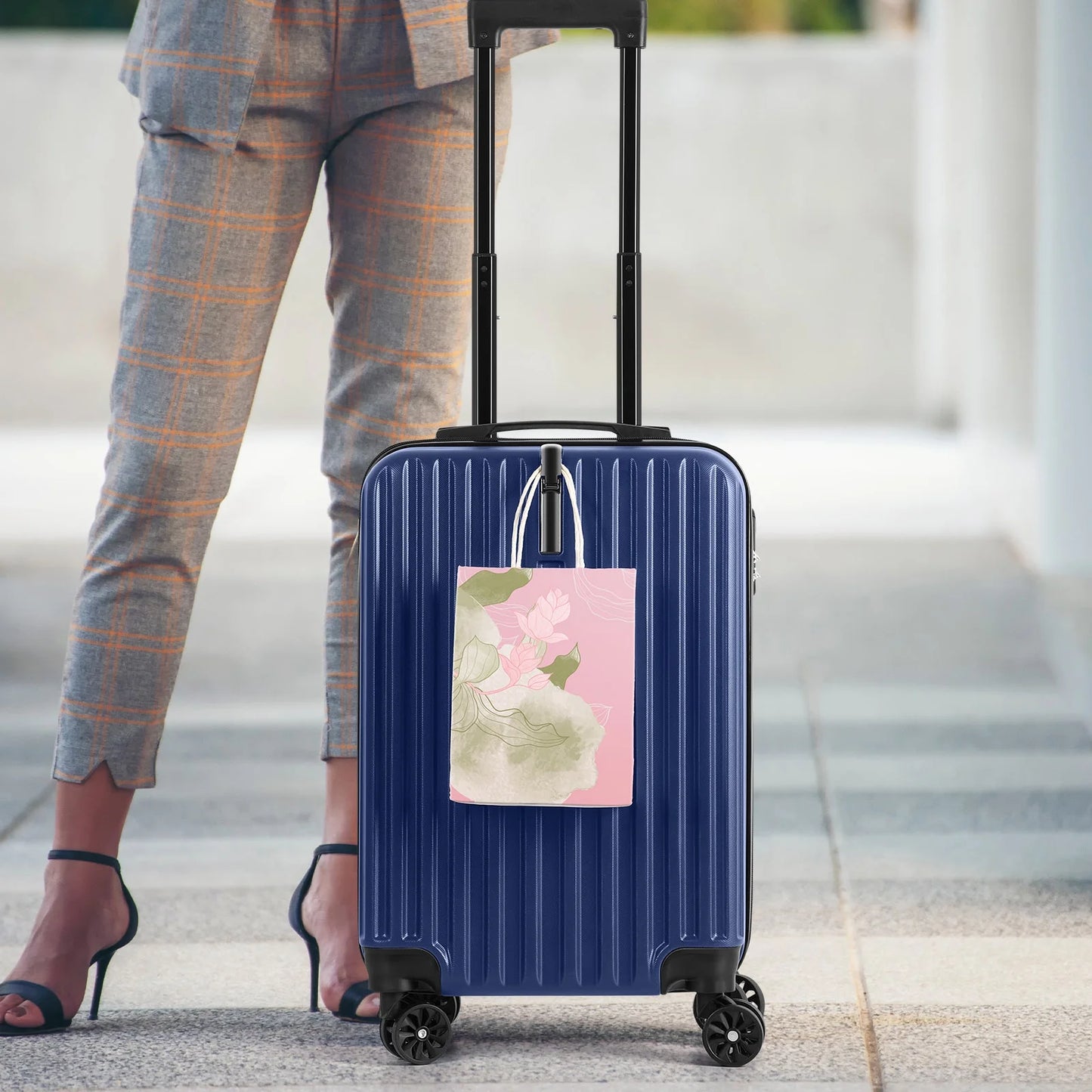 2PCS Luggage Two Piece Rolling Luggage Set Lightweight With Hook 20″ + 14″ Save Upto 6$