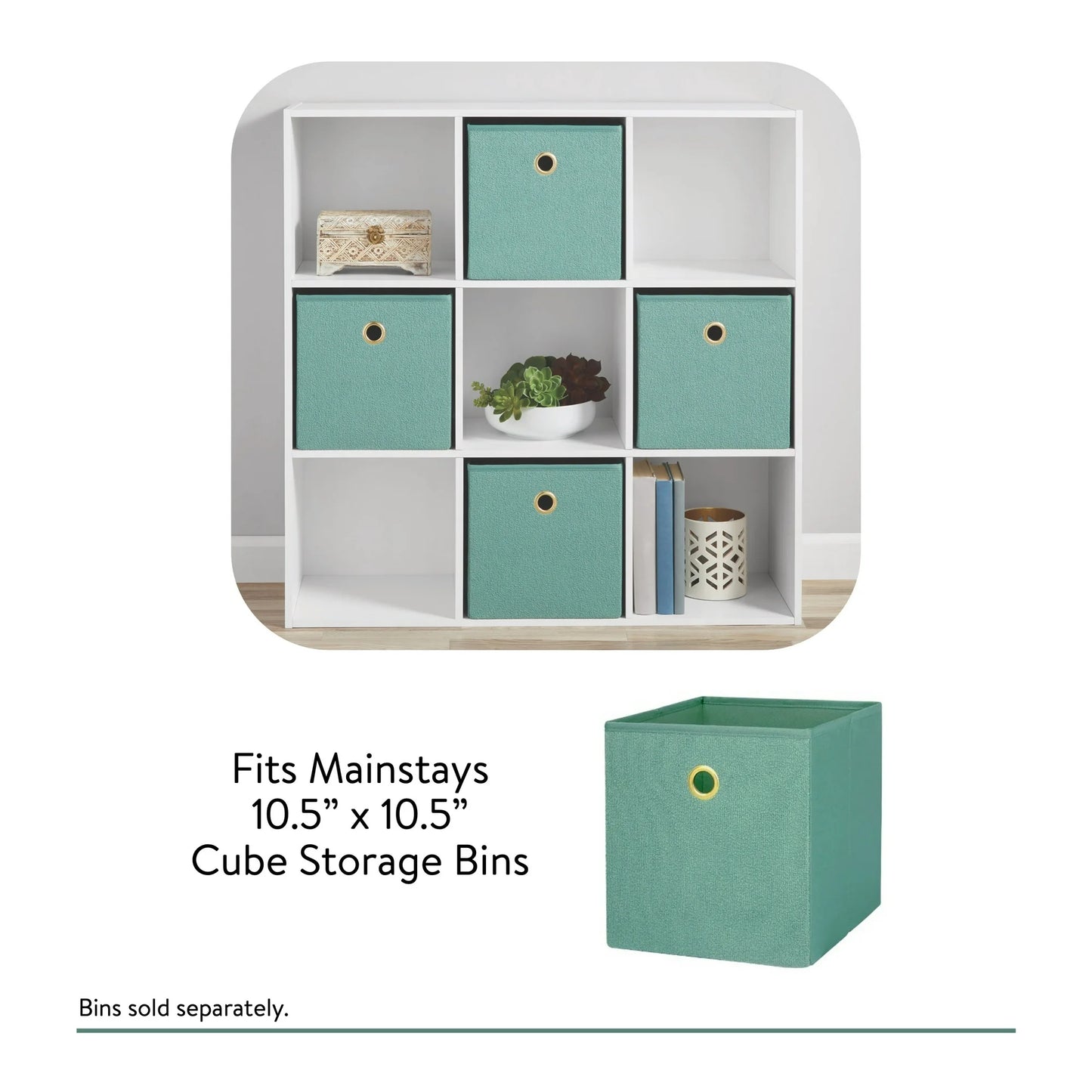 Mainstays 9 Cube Storage Organizer.