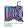 iFLY Hardside Fibertech Luggage 24" Checked Luggage, Cotton Candy