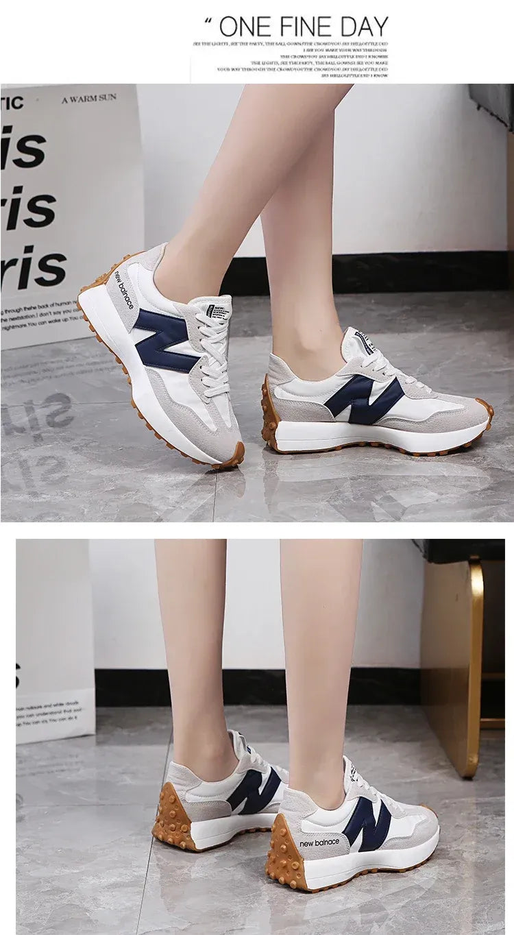Casual Shoes, Sports Matching Korean Style, Breathable and Wear-Resistant, Very Suitable for Travel, Running Wear, Very Suitable for Women's Casual Sports Shoes