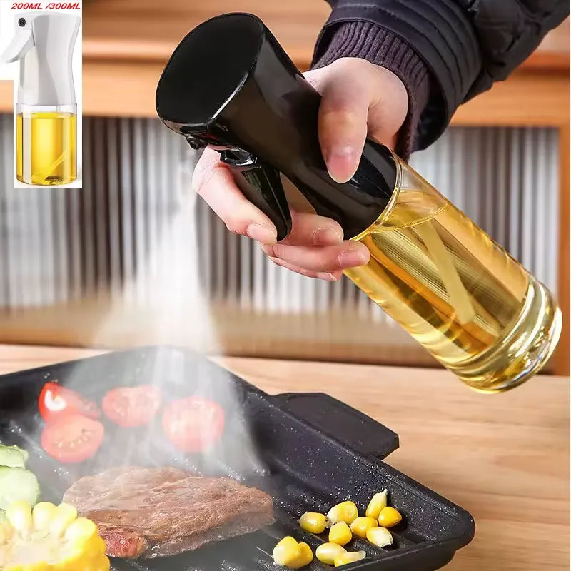 200ml & 300ml Oil Spray Bottle Kitchen Cooking Olive Oil Dispenser Camping BBQ Baking Vinegar Soy Sauce Sprayer Containers