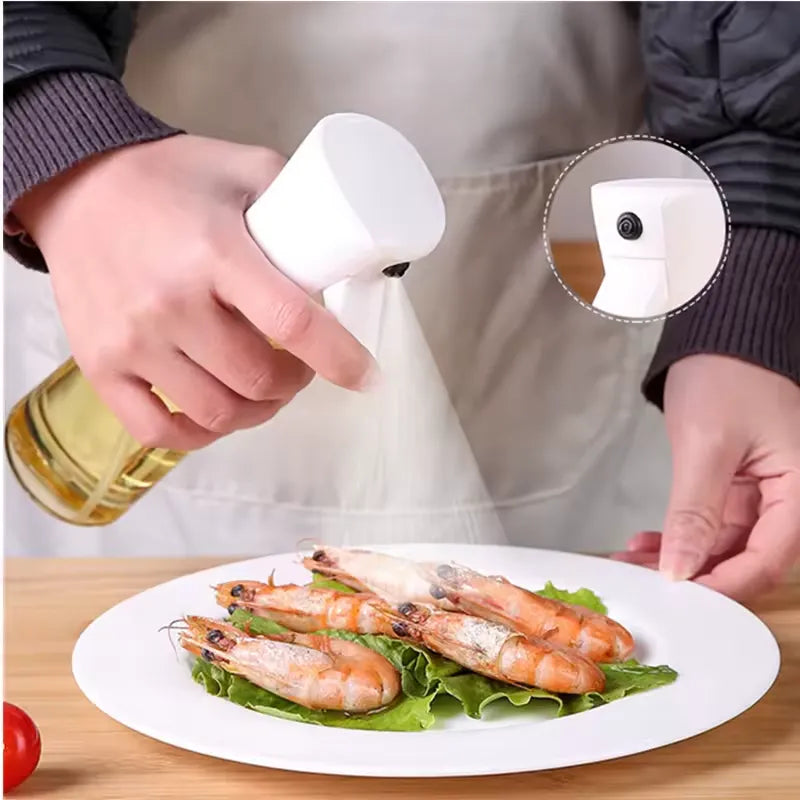 200ml & 300ml Oil Spray Bottle Kitchen Cooking Olive Oil Dispenser Camping BBQ Baking Vinegar Soy Sauce Sprayer Containers
