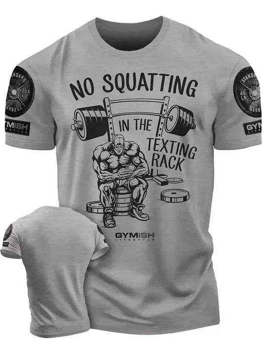 Lift Heavy Recover Fully T-Shirts for Workout, Funny Gym Shirt for Men