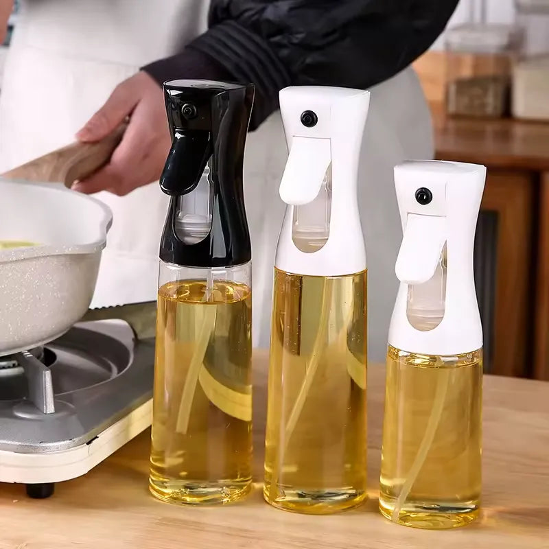 200ml & 300ml Oil Spray Bottle Kitchen Cooking Olive Oil Dispenser Camping BBQ Baking Vinegar Soy Sauce Sprayer Containers