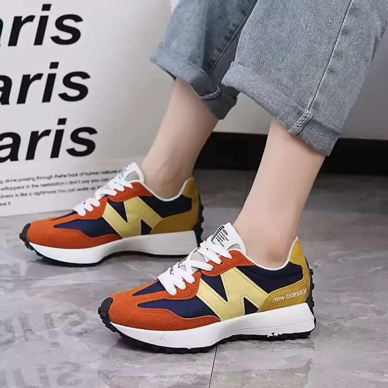 Casual Shoes, Sports Matching Korean Style, Breathable and Wear-Resistant, Very Suitable for Travel, Running Wear, Very Suitable for Women's Casual Sports Shoes