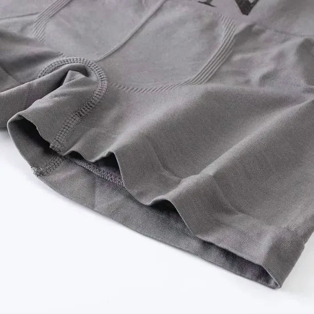 5 Pcs Thin Style Men's High Elastic Plain Color Comfortable Boxer Briefs Panties Breathable Pantyhose Mixed Color 5 pieces weight 50-80kg