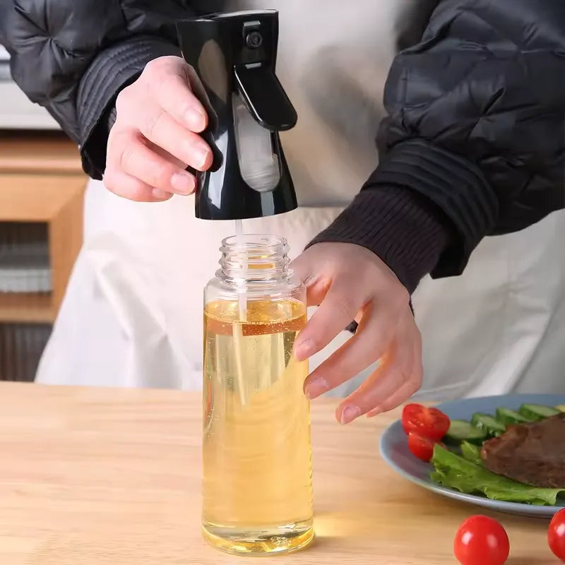 200ml & 300ml Oil Spray Bottle Kitchen Cooking Olive Oil Dispenser Camping BBQ Baking Vinegar Soy Sauce Sprayer Containers