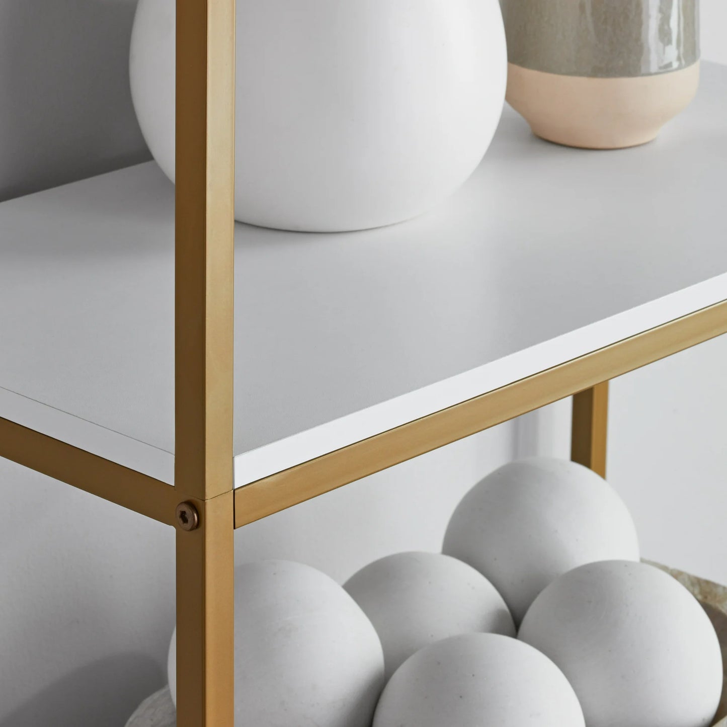 Mainstays 6-Shelf Metal Frame Bookcase