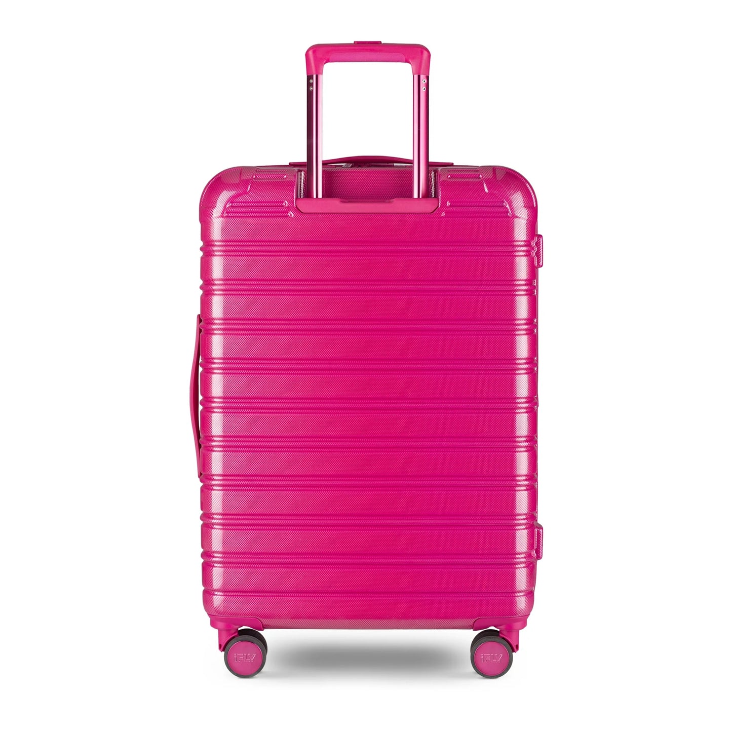 iFLY Hardside Fibertech Luggage 24" Checked Luggage, Cotton Candy