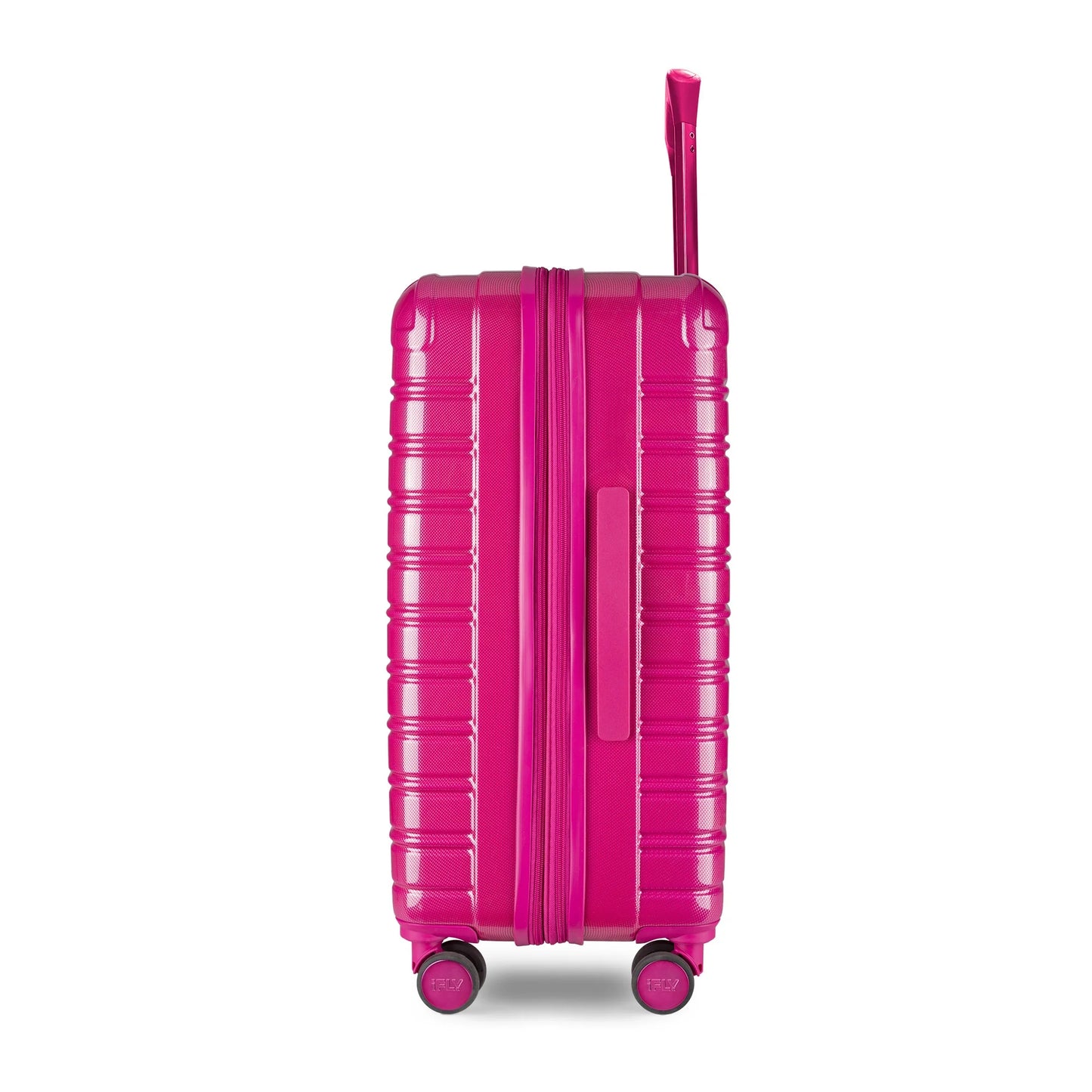 iFLY Hardside Fibertech Luggage 24" Checked Luggage, Cotton Candy