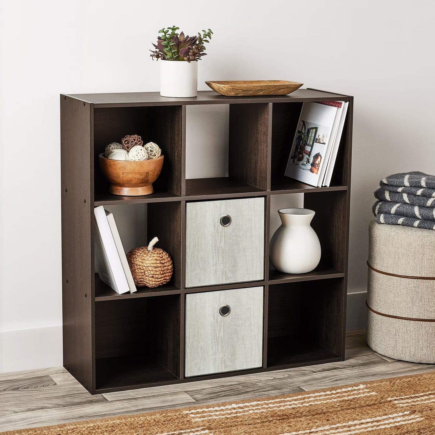 Mainstays 9 Cube Storage Organizer.