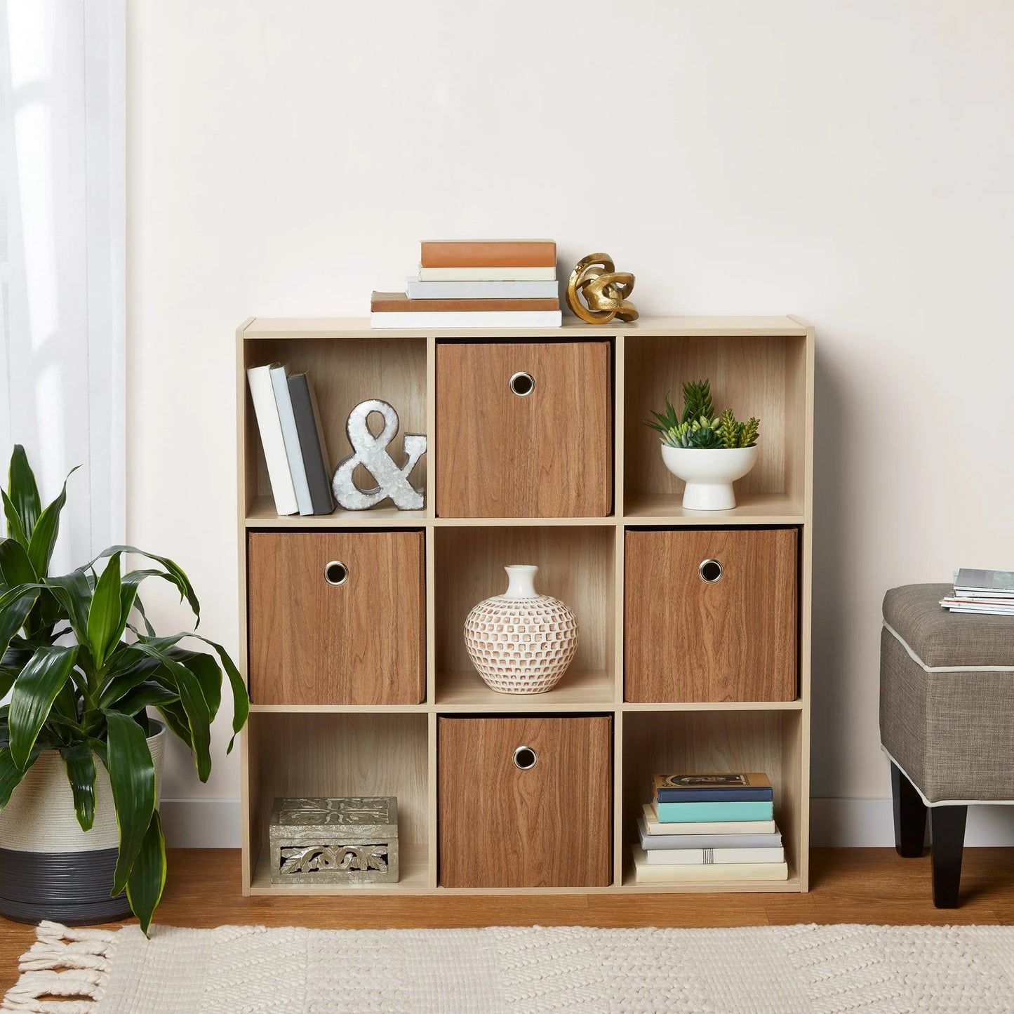 Mainstays 9 Cube Storage Organizer.
