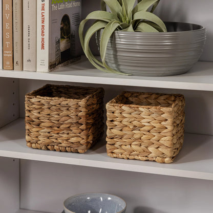 Mainstays 3-Shelf Bookcase with Adjustable Shelves, True Black Oak & White