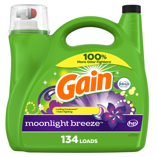 Gain Liquid Laundry Detergent, Moonlight Breeze Scent