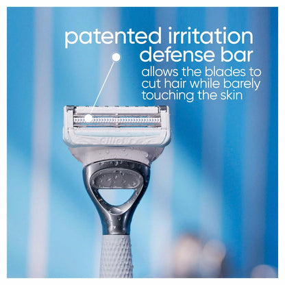 Gillette Venus for Pubic Hair and Skin Shaving Set, Women's Razor, 1 Handle, 5 Blade Refills + Cleanser