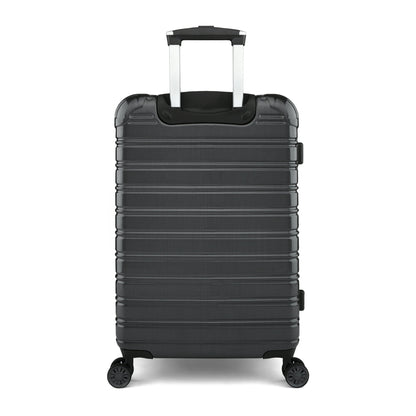 iFLY Hardside Fibertech Luggage 24" Checked Luggage, Cotton Candy