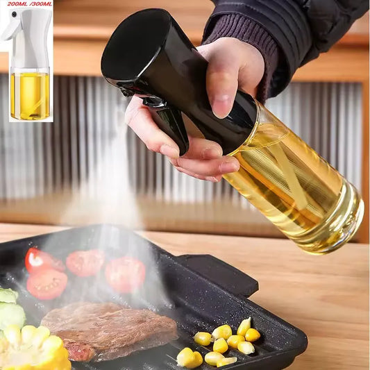 200ml & 300ml Oil Spray Bottle Kitchen Cooking Olive Oil Dispenser Camping BBQ Baking Vinegar Soy Sauce Sprayer Containers