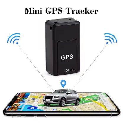 GF-07 Mini GPS Tracker, Magnetic Mini GPS Real Time Long Standby Tracking Device for Vehicle Car Person Dog Pet Size: about 42 * 25 * 20mm Black