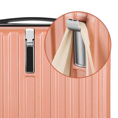 2PCS Luggage Two Piece Rolling Luggage Set Lightweight With Hook 20″ + 14″ Save Upto 6$