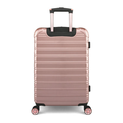 iFLY Hardside Fibertech Luggage 24" Checked Luggage, Cotton Candy
