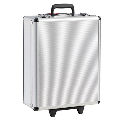 799pcs Aluminum Trolley Case Tool Set Silver - General Household Hand Tool Kit - Home Tool Kit/Mechanics Tools Kit